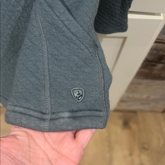 KUHL ATHENA PULLOVER SHIRT pewter green size medium - Picture 4 of 8